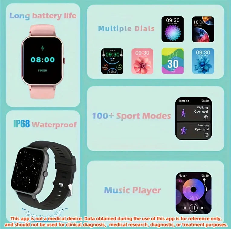 ZL54CJ Fitness Smartwatch for iOS & Android