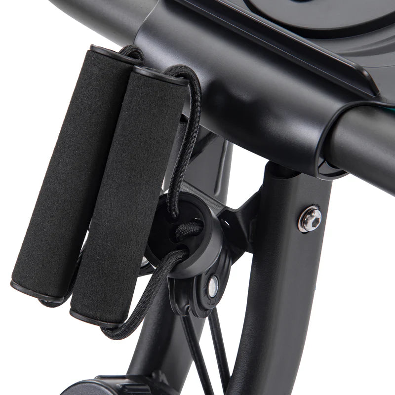 Folding Exercise X-Bike with 16-Level Resistance & Backrest
