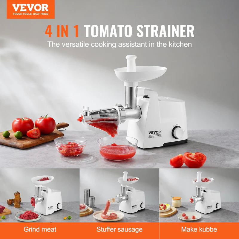 300W Electric Tomato Strainer & Sauce Maker – 4 lbs/min