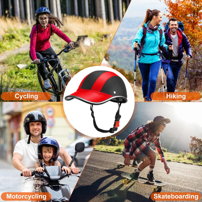 Adjustable Safety Bicycle Helmet with Sun Visor