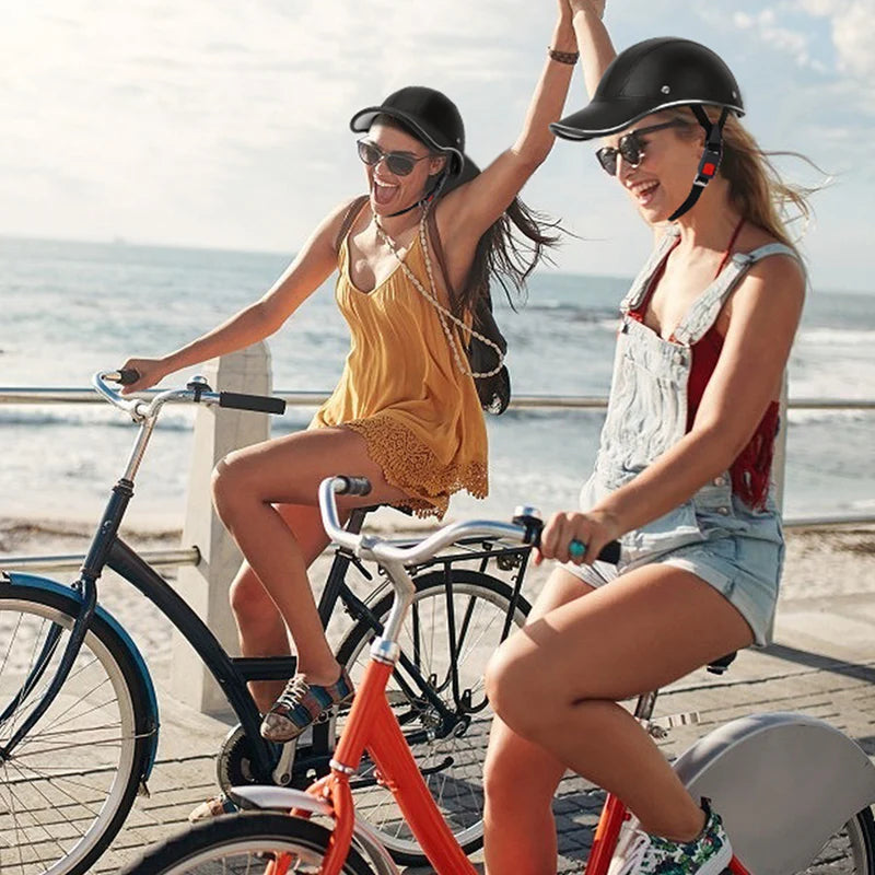 Adjustable Safety Bicycle Helmet with Sun Visor
