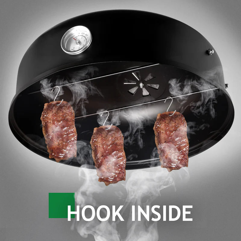 18.5" 3-in-1 Portable Charcoal Smoker & Grill