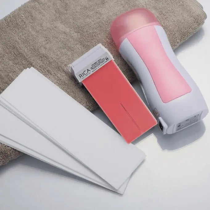 Complete Roll-On Waxing Kit | 3-in-1 Complete Waxing Kit for Women | Roll-On Wax Heater Set