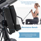 Folding Exercise X-Bike with 16-Level Resistance & Backrest