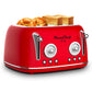 4 Slice Retro Toaster with Warming Rack