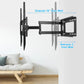 Full Motion TV Wall Mount for 37–70" TVs (VESA 600×400)
