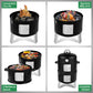 18.5" 3-in-1 Portable Charcoal Smoker & Grill