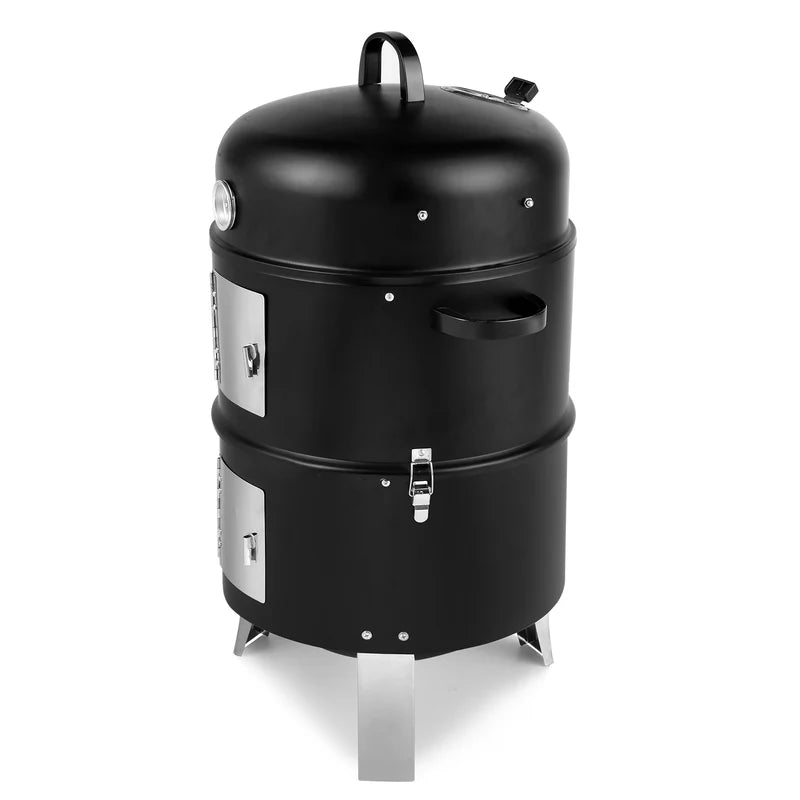 18.5" 3-in-1 Portable Charcoal Smoker & Grill