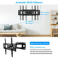 Full Motion TV Wall Mount for 37–70" TVs (VESA 600×400)