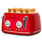 4-Slice Retro Toaster with Removable Crumb Tray